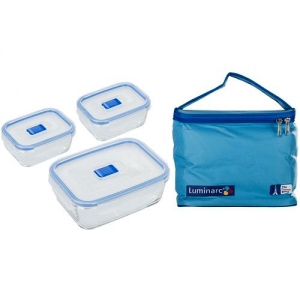 Набор пищевых контейнеров LUMINARC Pure Box Active и сумка L2150