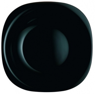 Тарелка глубокая квадратная 21 см Luminarc Carine Black L9818